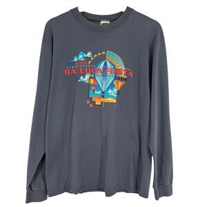 Vintage Kodak 1999 Hot Air Balloon Fiesta Tshirt Gray Albuquerque Novelty